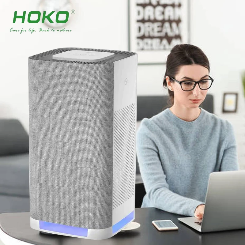Low Noise Home household office desktop Air cleaner Indoor Anion humidifier Air Purifier With H13 Filter