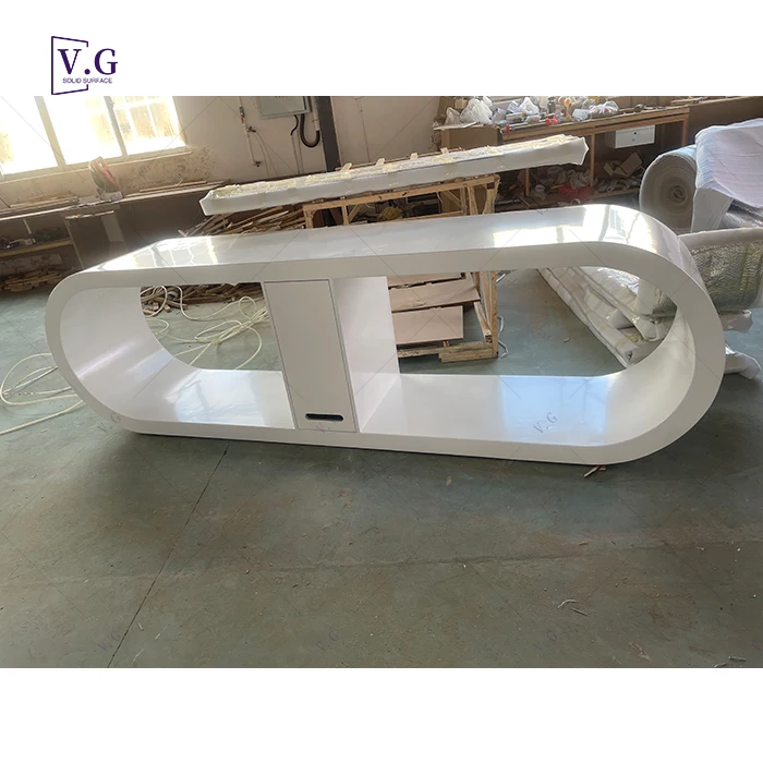 custom made office table design small curved office table working table for home office