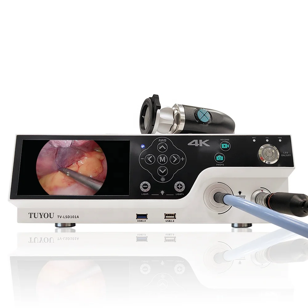 4K Medical Endoscope Camera System With Light Source for Surgery ENT Laparoscope Camera