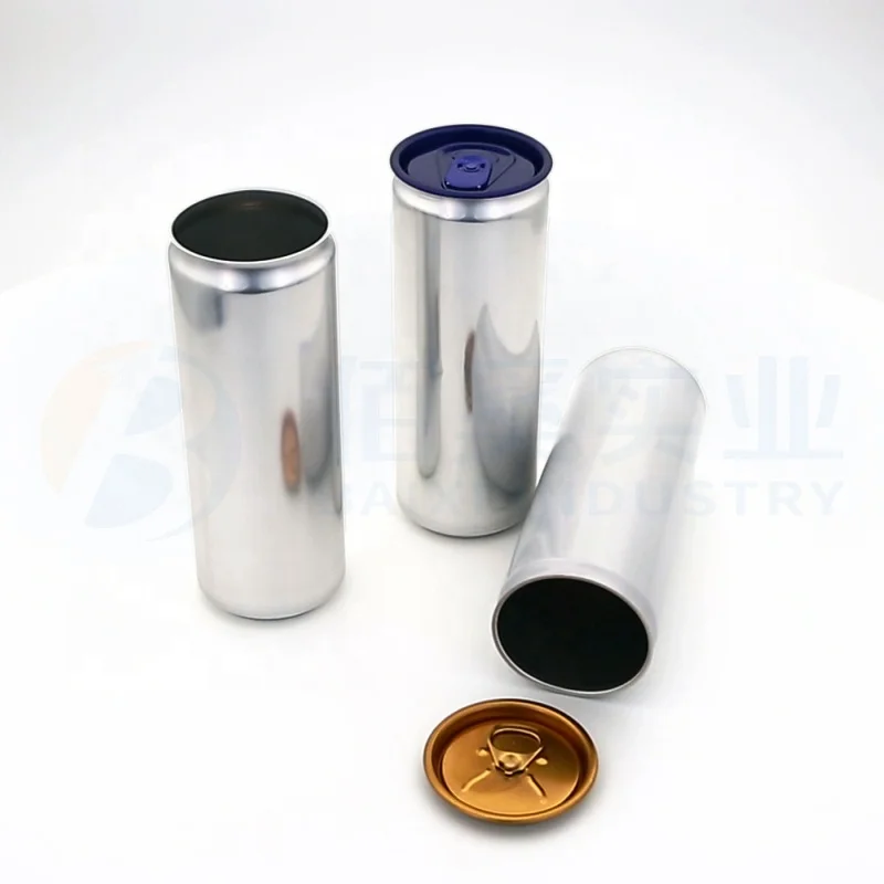 Aluminum cans with 202 ends lids for standard 355ml 473ml