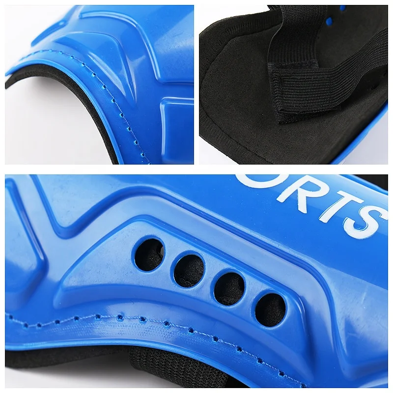 Wholesale Lightweight And Breathable Soccer Shin Guards With Adjustable Elastic Straps For Kids Youth Adults