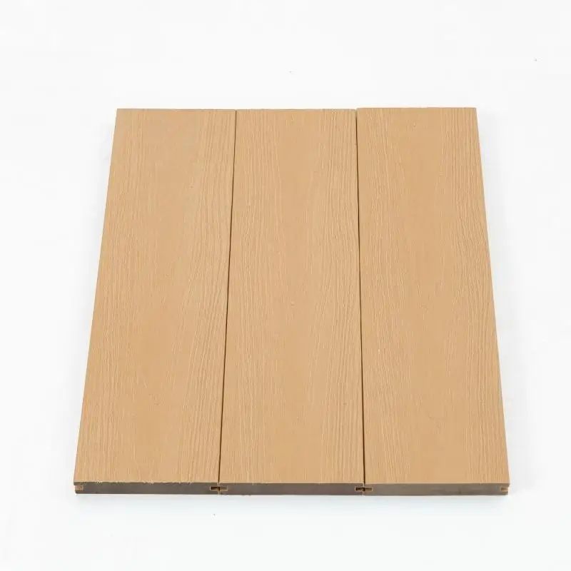 European Style WPC Decking Boards Long-Lasting Anti-Slip Composite Decking with Wood Grain Finish for Outdoor Use