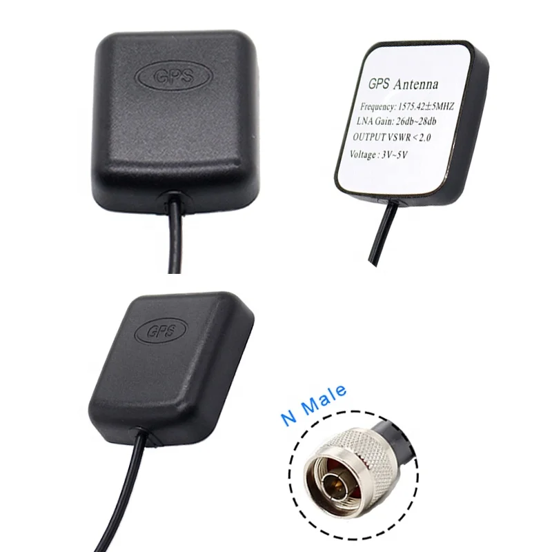  Waterproof High Quality Mmcx Sma Bnc Fakra Ufl 1575 1575.42Mhz 4G Lte Glonass Gsm Combo Tracker Active External Car Gps Antenna