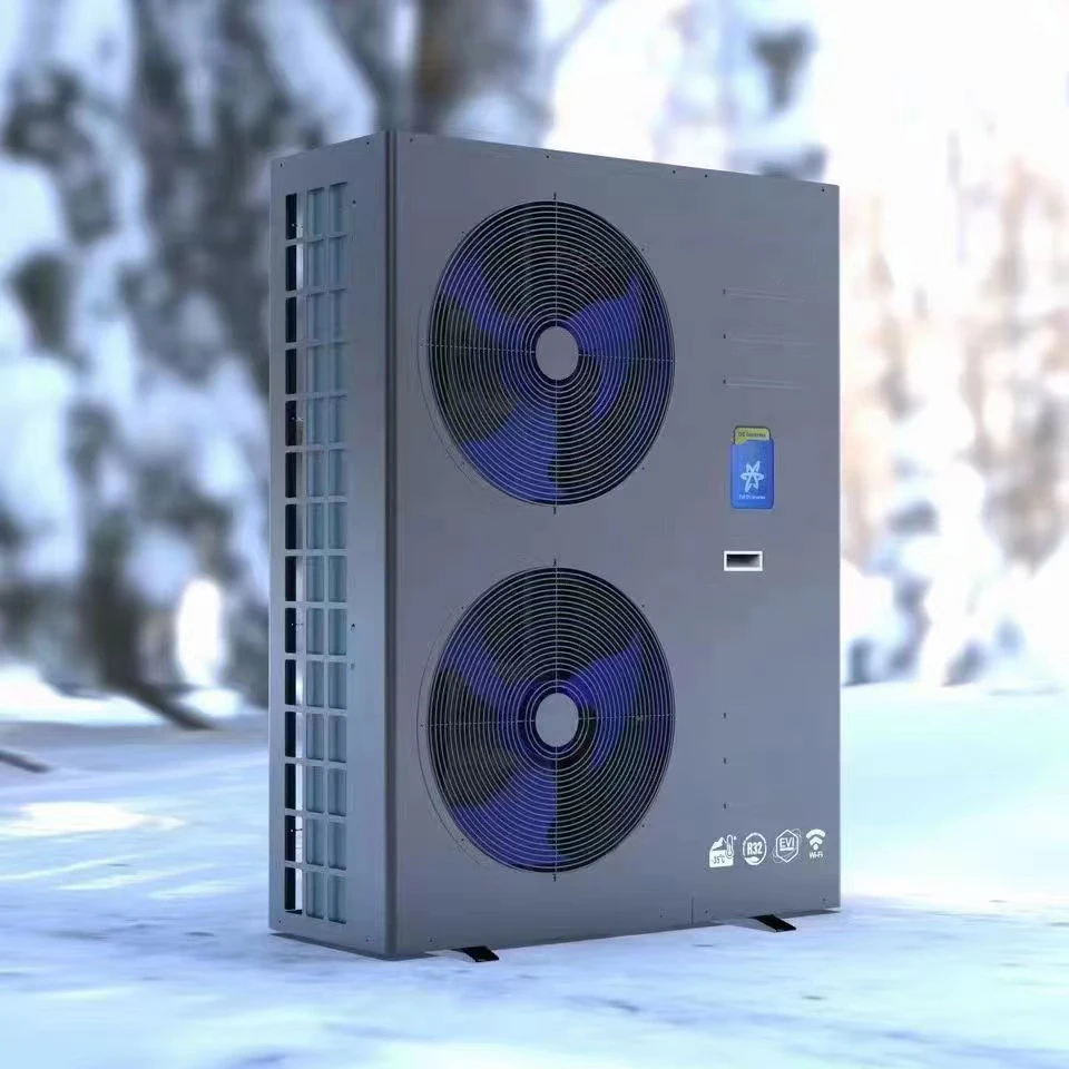 R290 Heat Pump Dc Inverter Evi 8-20kw Monobloc Air To Water Heat Pump For Project Heating And Cooling