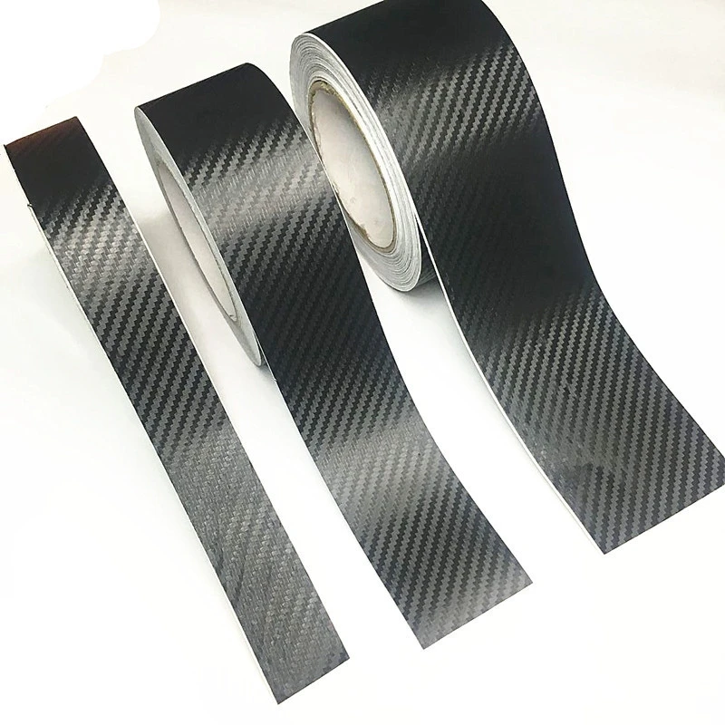 3D 4D 5D Car Carbon Fiber Tape DIY Protector Strip Auto Door Sill Side Mirror Anti Scratch Waterproof Protect Film