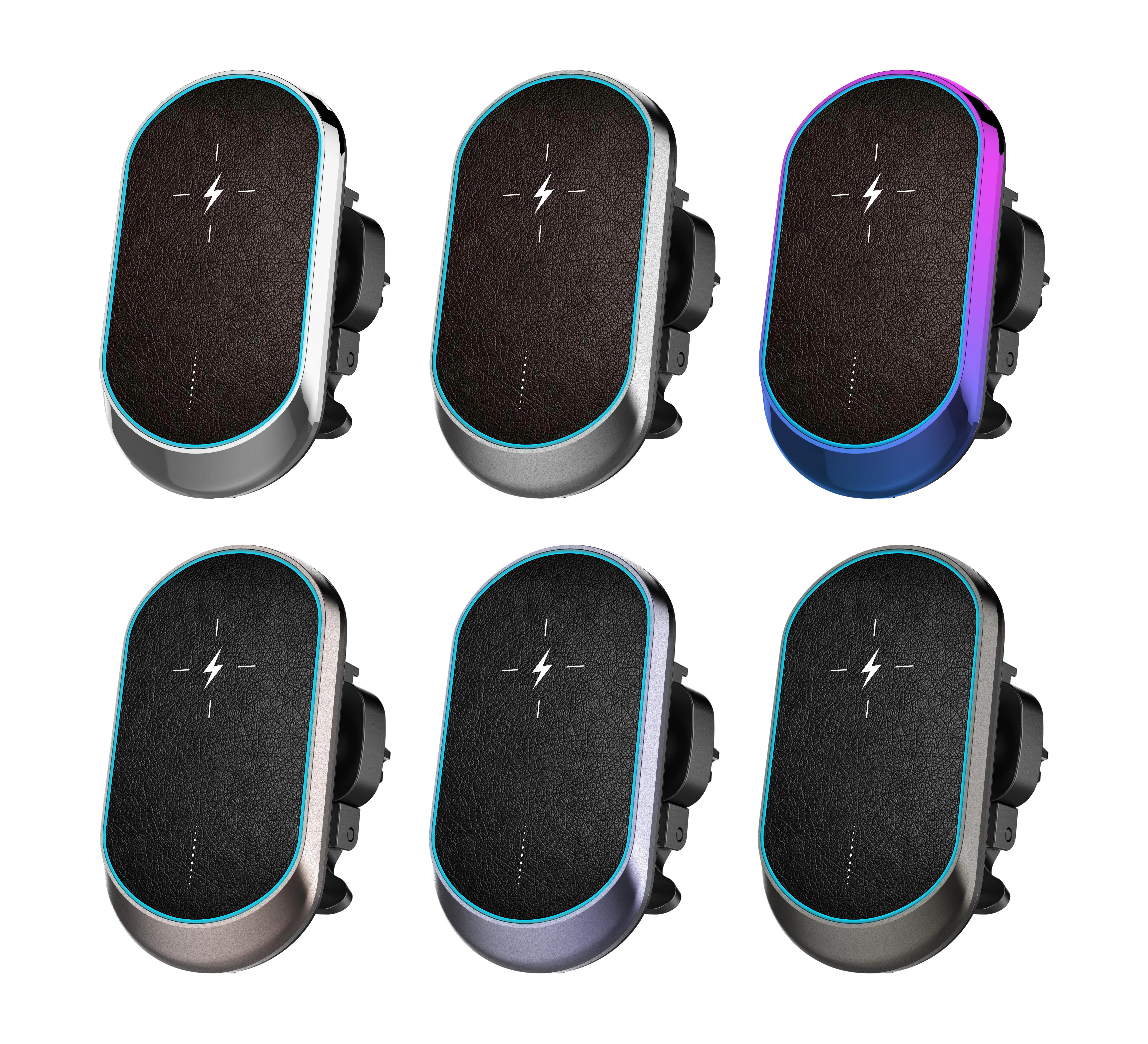 15W magsafe magnetic car mount holder wireless charging with breathing light suction power catch 1.5KG weight car phone holder