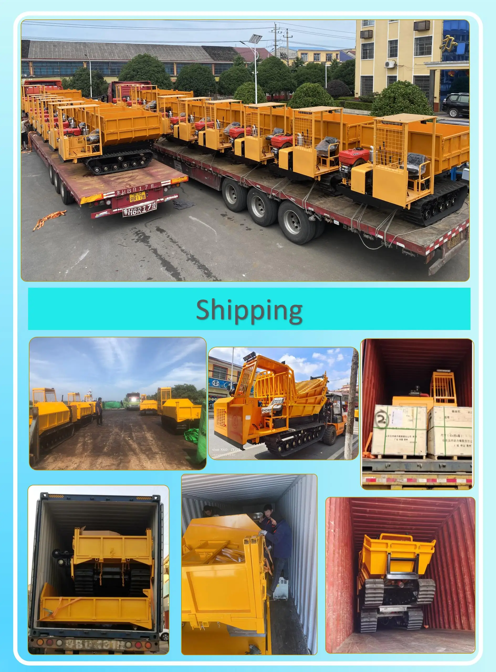 Сельскохозяйственная техника и оборудование, гусеничный самосвал, хороший выбор для Peatland