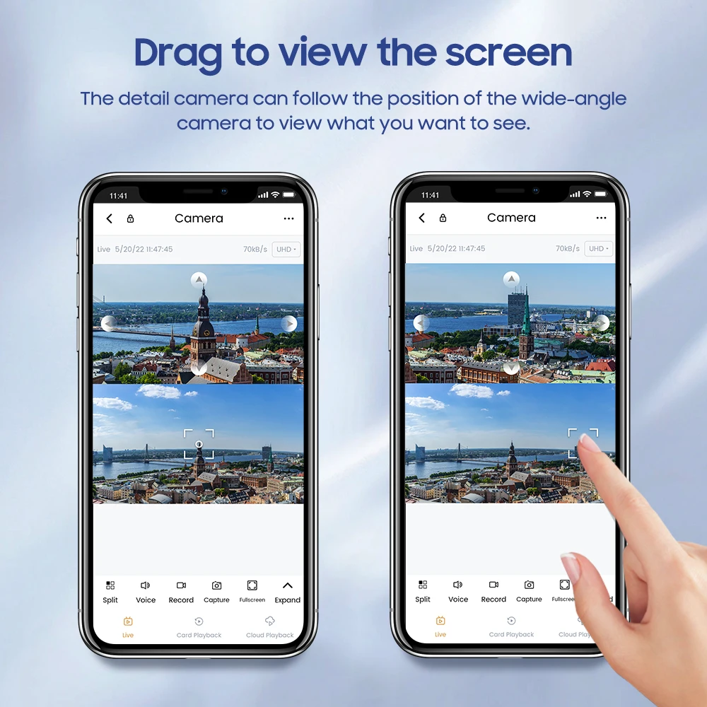 SECTEC 4MP Wifi Camera Wireless Wired Network IP 65 Outdoor Use Waterproof IR Cut White Color Night Vision Camera