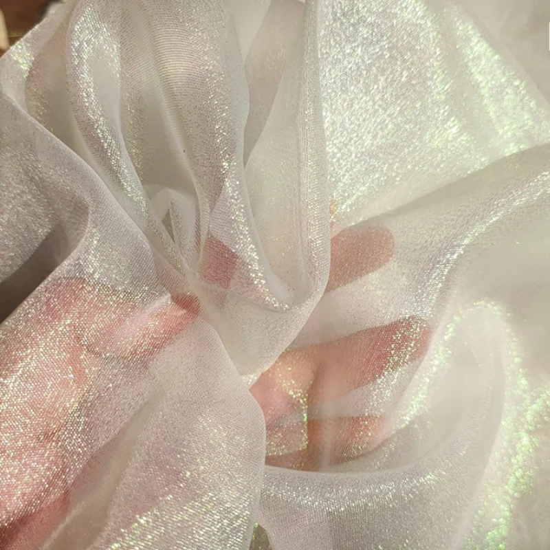 Polyester/Cotton Ombre Organza Fabric Wedding Fabric For Cloth Dress Decoration