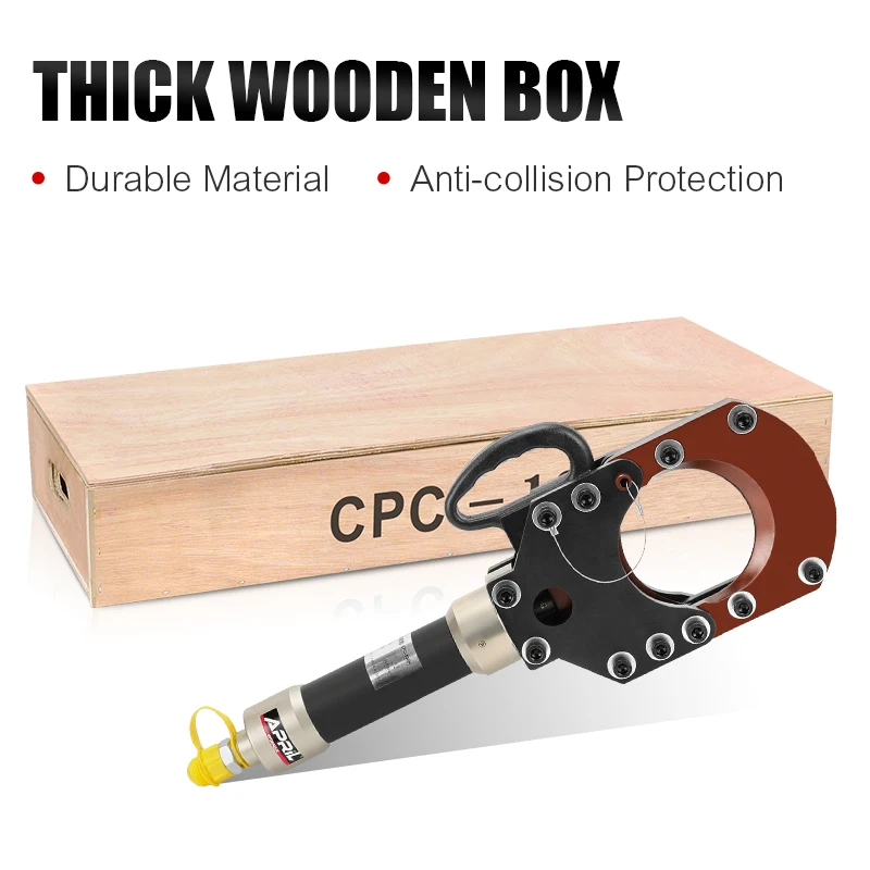 CPC-100H 9Ton Split-type Hydraulic Cable Cutting Tool Machine for Cu/Al Armored Cable 100mm Manual Wire Cutter