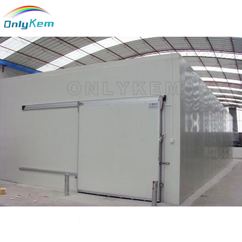 Industrial Walk-in Freezer Small Cold Room Storage 100mm 150mm Panel Thickness  Walk Freezer for Farm Retail & Construction