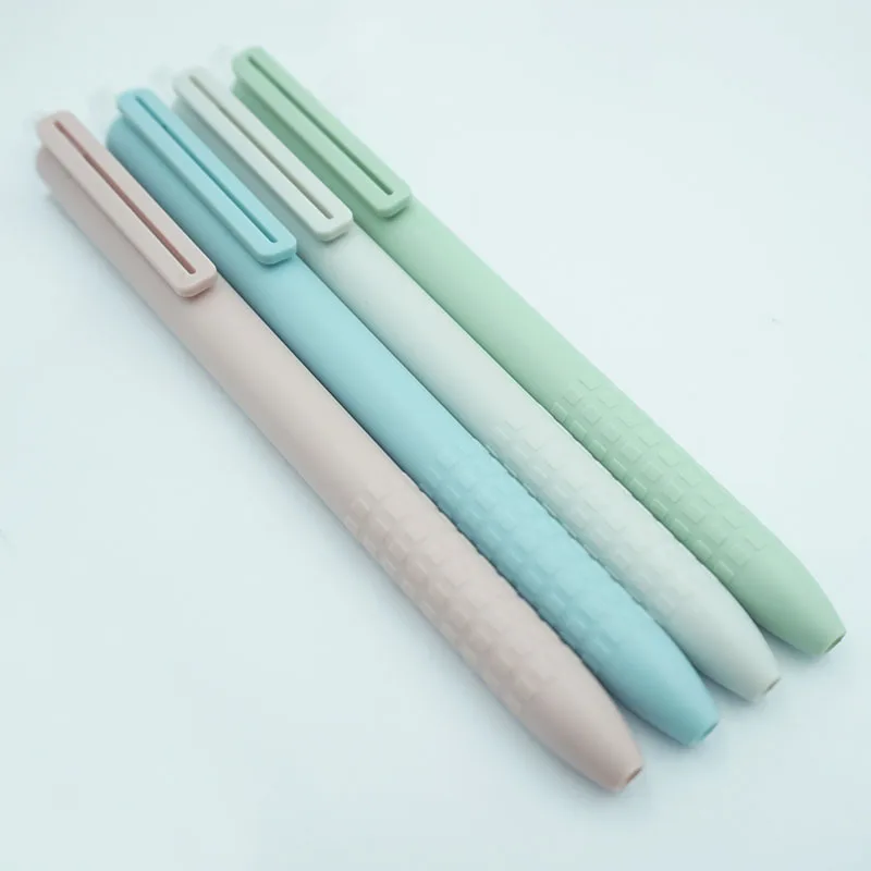 Hot Sale Promotional Solid Colored Barrel Plastic Black Refill Custom China Roller Ball Point Pen With Custom Logo