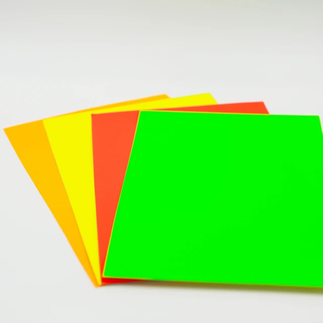 Factory price Wholesale Self Adhesive Label Paper Factory sticker custom Size Fluorescent Color Silicone Label Sticker