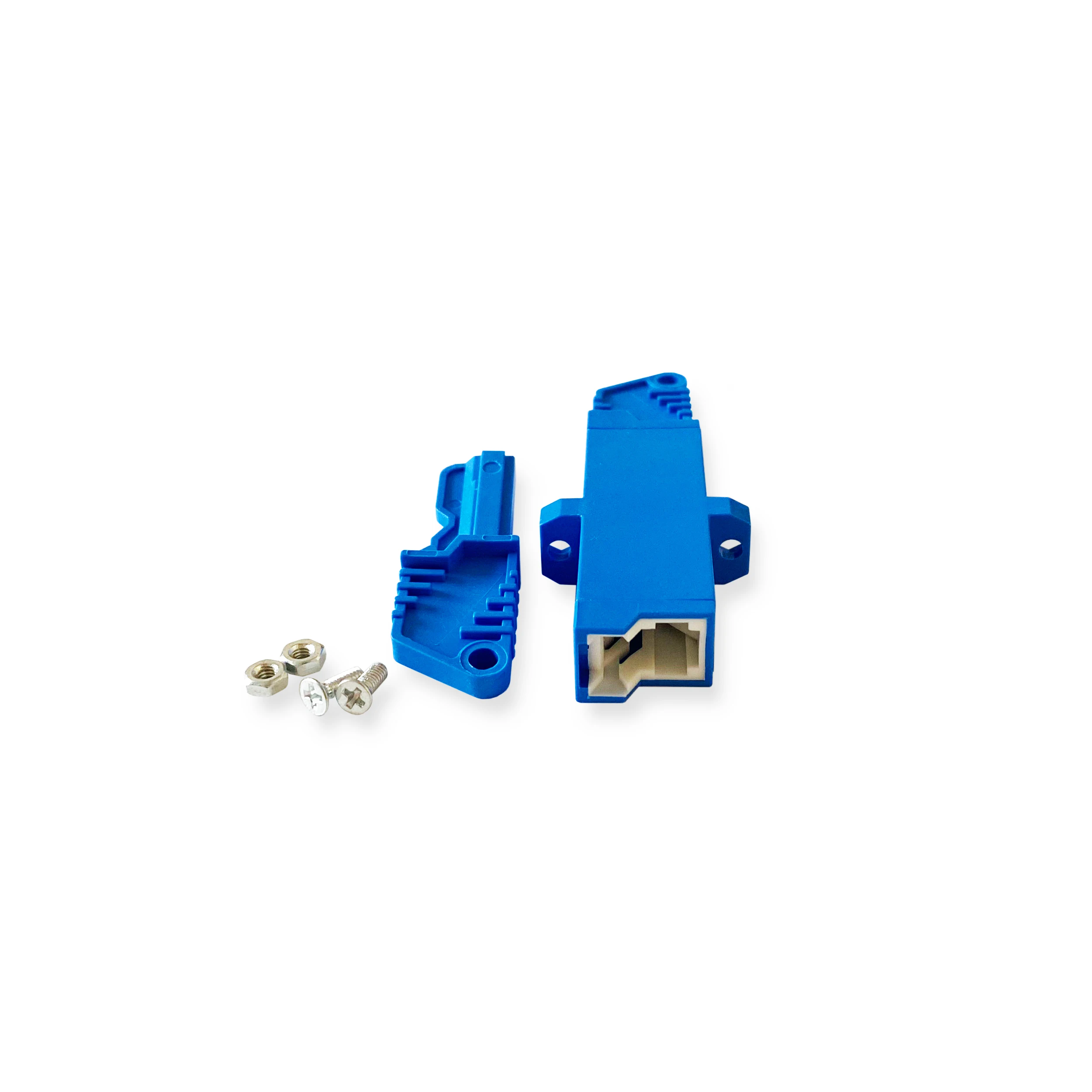 High Quality E2000 UPC Single mode Multimode Simplex Fiber Optic Adapter Connector With Flange