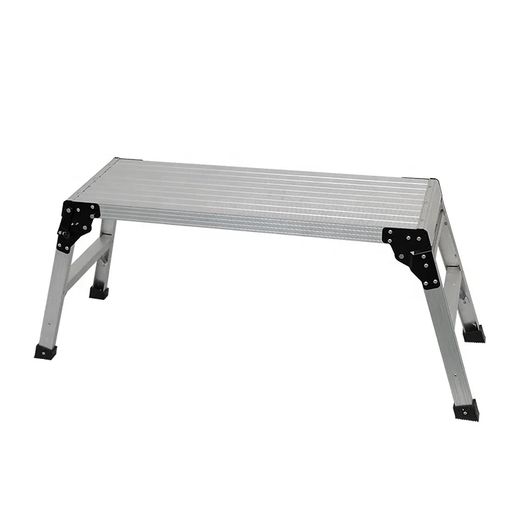 Special Design Adjustable Aluminium Car Wash Folding work platform foldable bench
