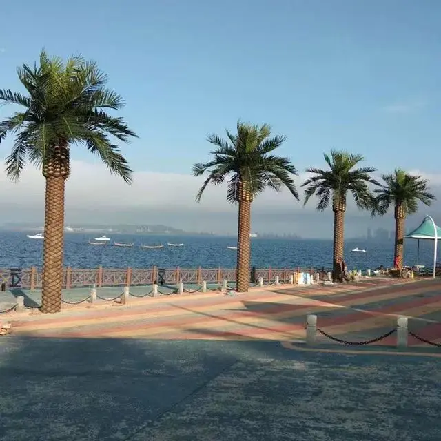 Limutrading artificial date palm tree for amusement park decoration