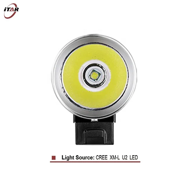 OEM 1200 lumens CREE XML2 10W LED mountain bike front light head unit only for riding and commuting bicycle bike light