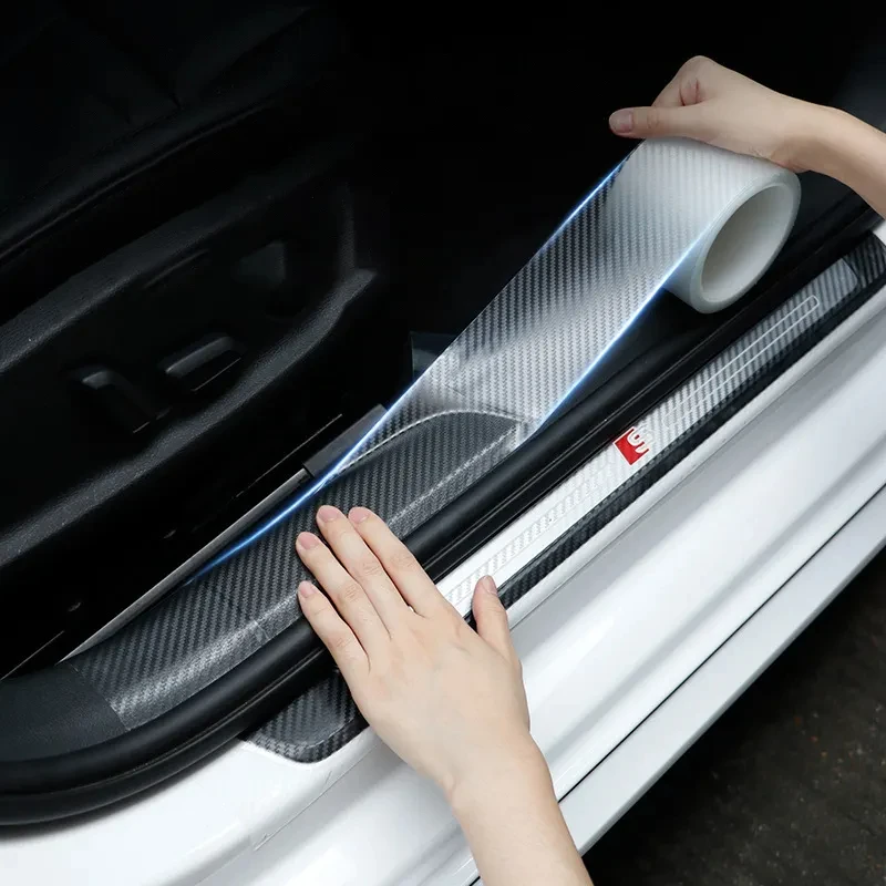 Car Accessories Protector Sticker Outdoor 3m Nano Transparent Waterproof Car Bumper Carbon Fiber Vinyl Wrap Film