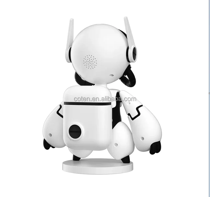 1080P Indoor WiFi Dog Camera Baby Monitor Cute Robot Shape with Motion Detection, IR Night Vision, 2 Way Voice, APP Control,