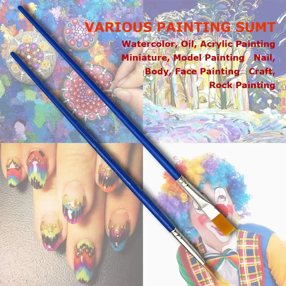 Painting Brushes, Paint Brushes for Acrylic Painting, Art Brushes Drawing Supplies