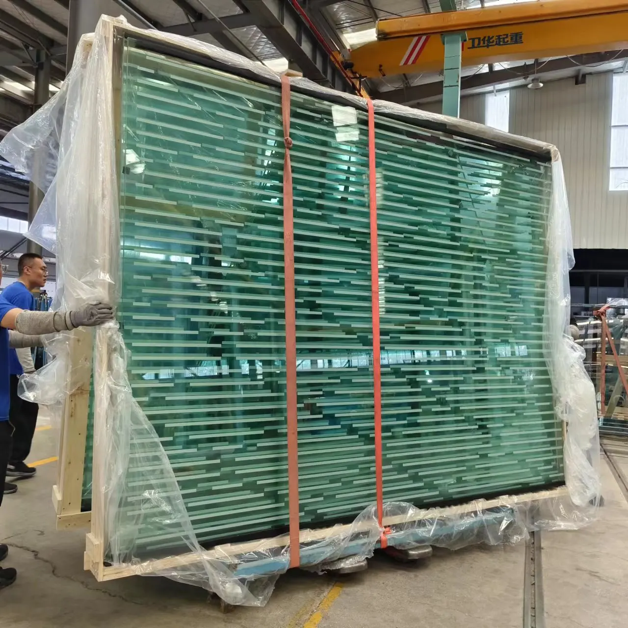 21.52mm Clear Laminated Glass with Ceramic Fritted for Glass Balustrade