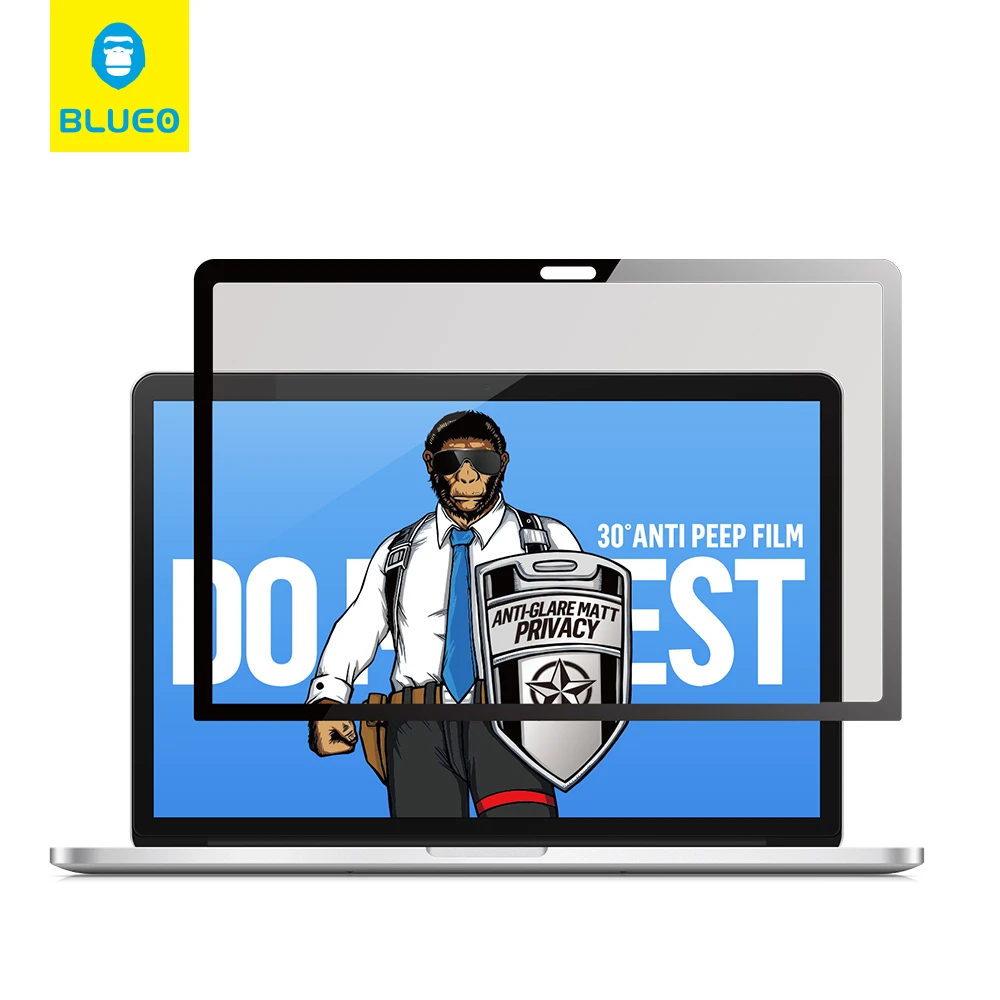 Blueo Anti-scratch Laptop Screen Protector Anti Spy Privacy PET Solf Film for Macbook Pro 16 inch 13 inch Mac book Air