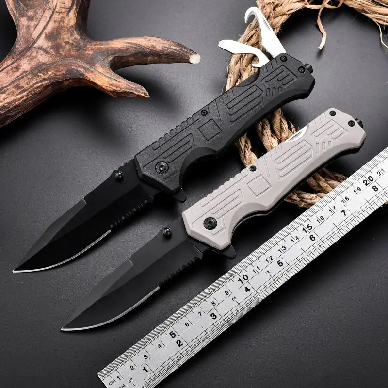 3 in 1 Multifunctional Bottle Opener Rope Cutter Folding Knife