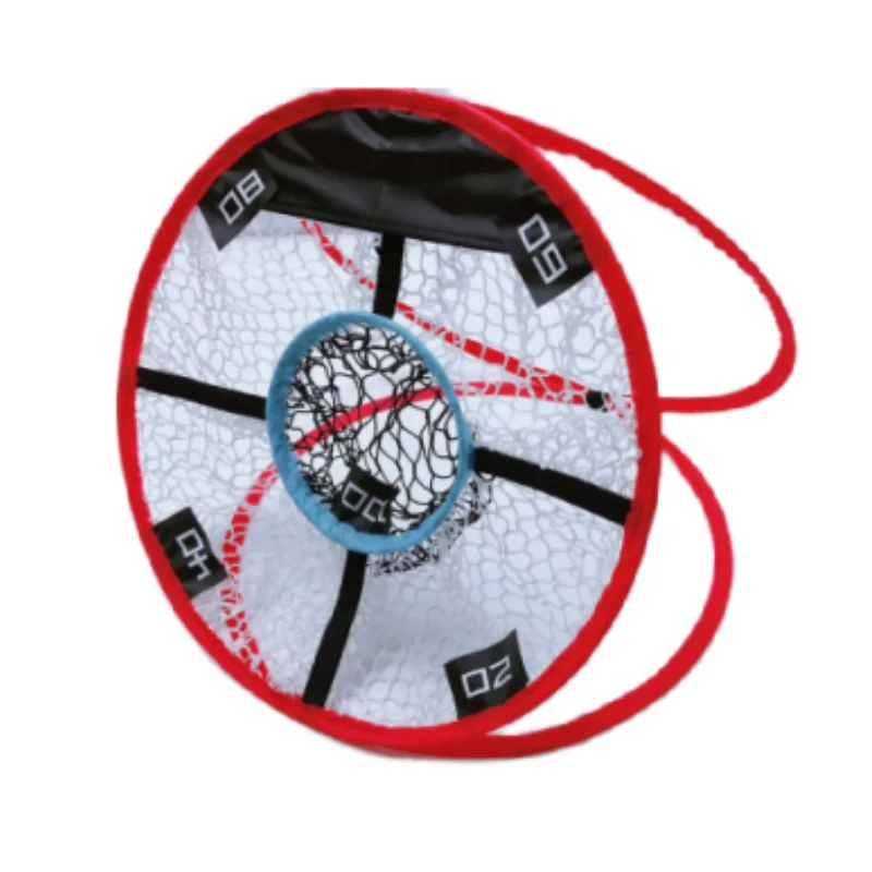 Practice Golf Chipping Hitting Chip Net Set for Foldable Pop up Collapsible Driving Cage and Mat Outdoor Indoor 3 Pack Game