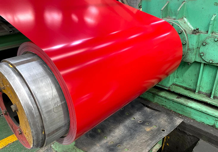 Factory direct sales of color-coated coils 0.5mm color-coated sheet production and lamination processing