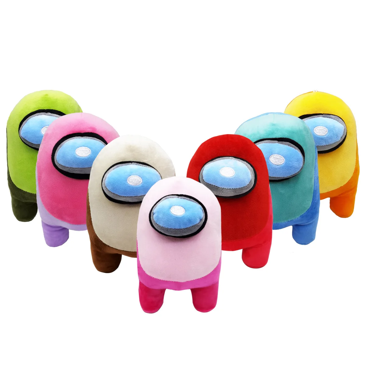 22cm stuffed plush soft among us plush toy Christmas Pendant Cartoon Animation Game Peripheral Doll Space Werewolf Kill