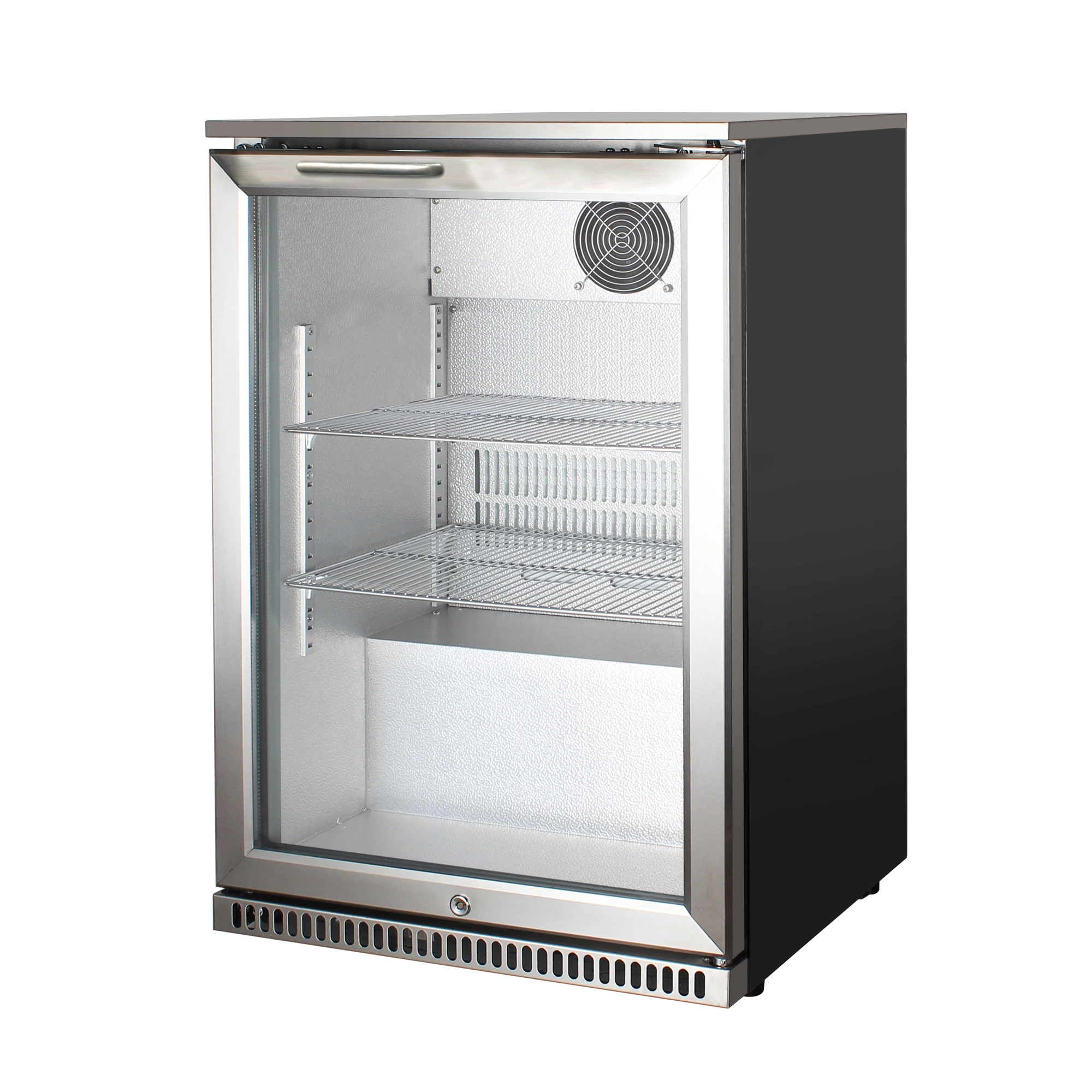 130L Stainless steel beverage cooler energy drink storage coke milk pepsi