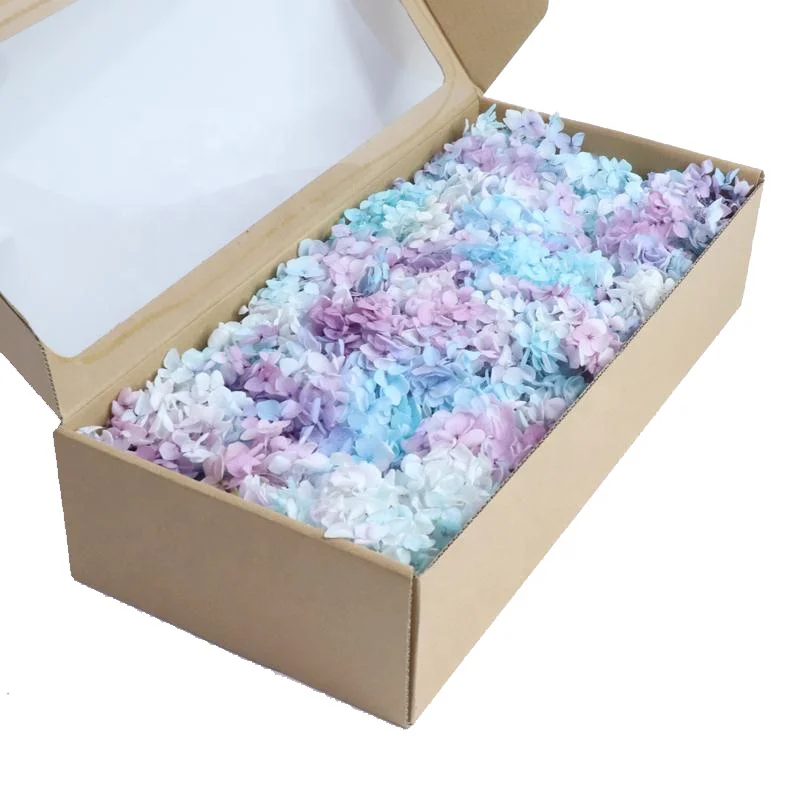 Hot sale Hydrangea in box Preserved Dried Flowers Wholesale for Home Wedding Decoration Flowers