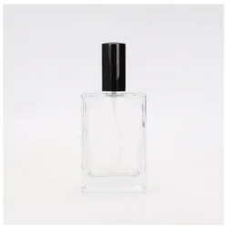 Rose Gold Perfume Bottle 30ml 50ml 100ml Rectangular Screw Neck Perfume Bottle