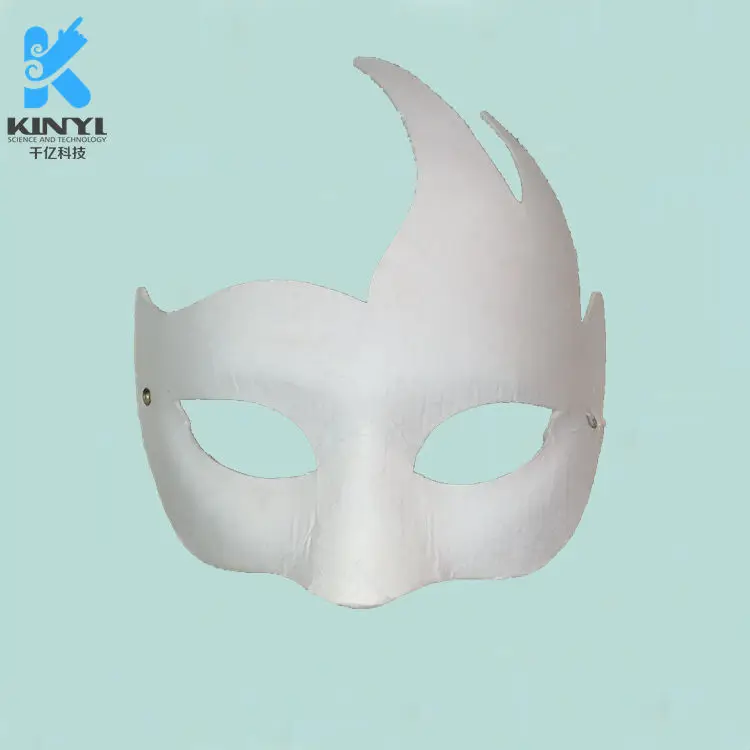 DIY Anime Pulp Japanese Mask Half Face Hand-painted Cat Fox Mask Anime Masquerade Halloween Festival Cosplay Prop
