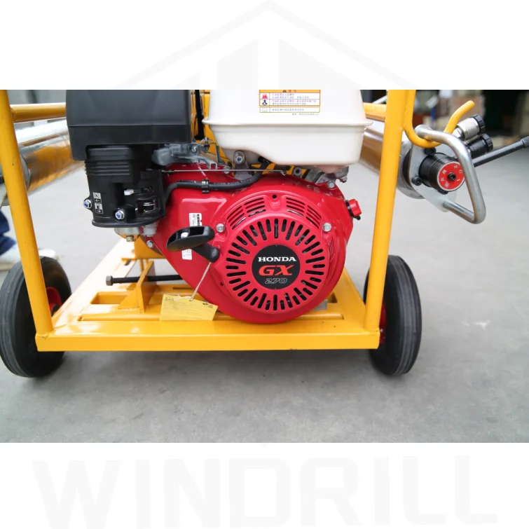 Hydraulic rock and concrete splitting device Gasoline engine hydraulic splitter for most demolition jobs