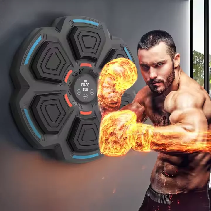 GORDON Wholesale Smart Target Home Wall Music Boxing Machine PU Training Machine Pads Electronic Lights Stand Punch MMA Training