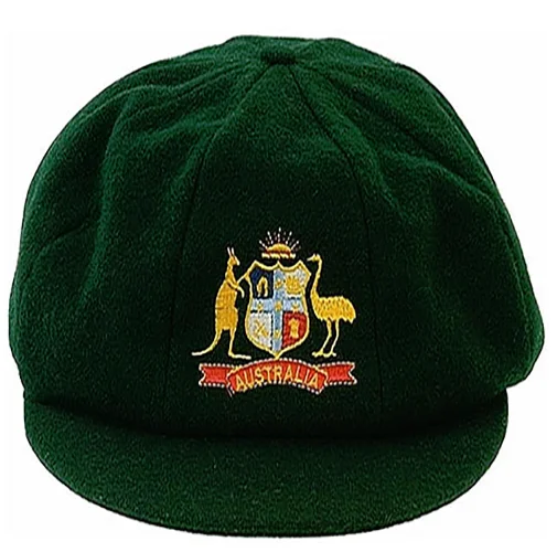 Mens custom bottle green or other OEM colors wool or polyester acrylic embroidered club logo baggy cricket hat