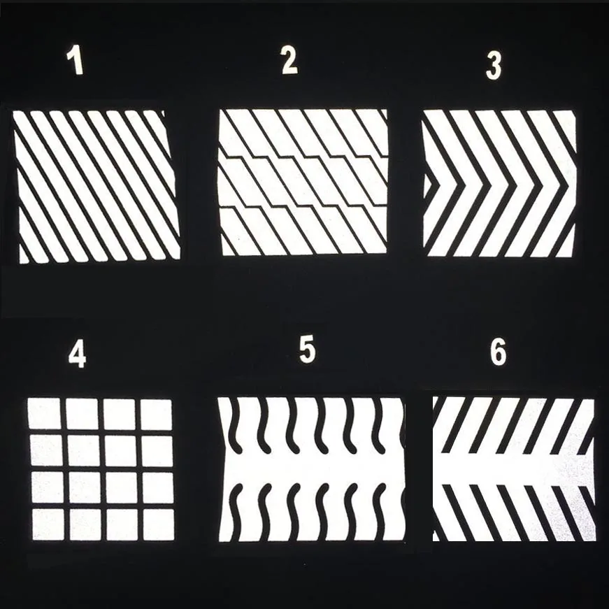 Silver iron on segmented reflective tape reflective heat transfer trims for clothing