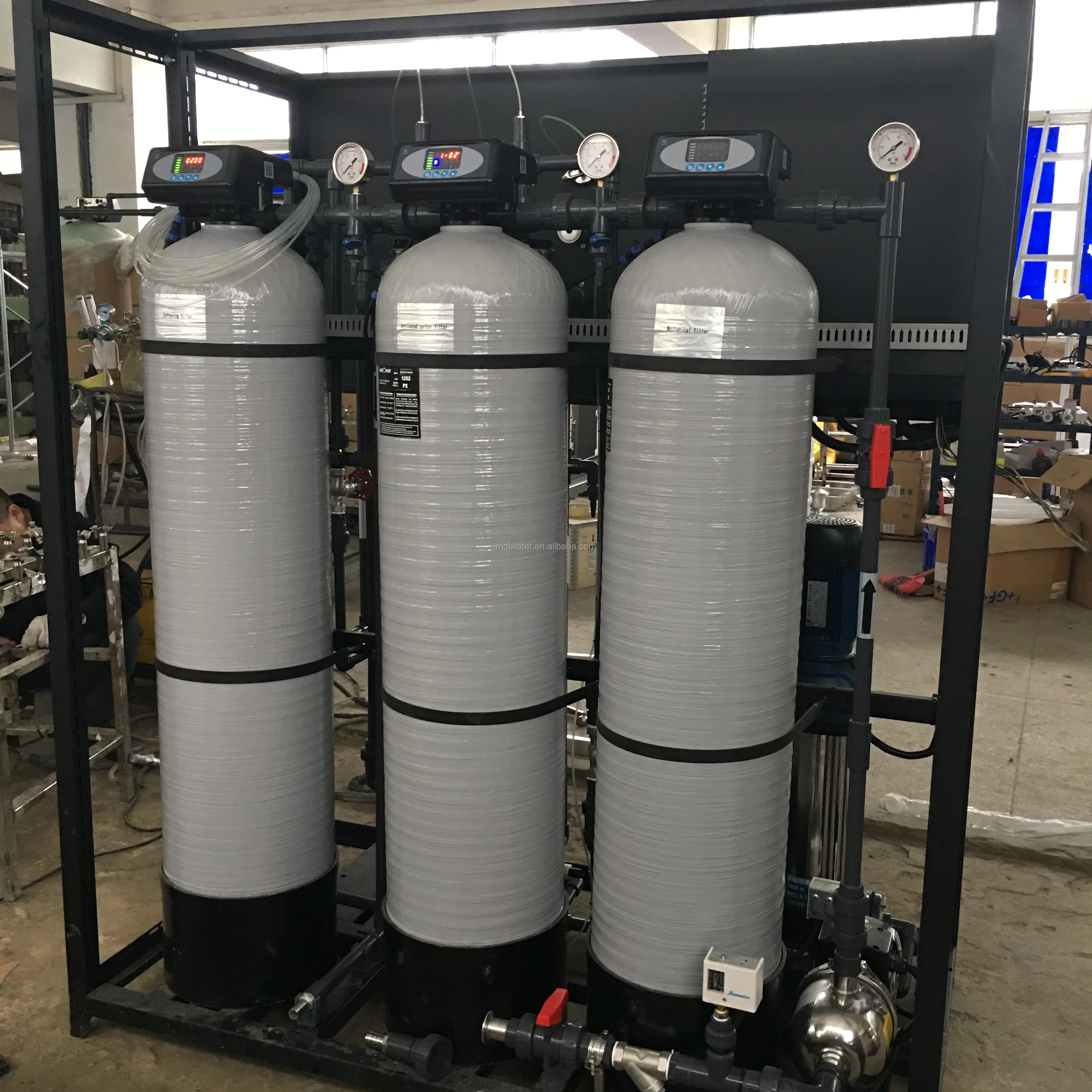 Water treatment Purification Machine System RO filter 500LPH drinking water system