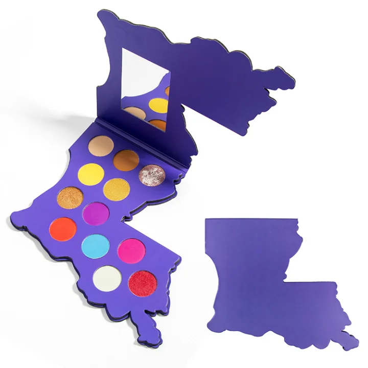 Wholesale customized eyeshadow palette packaging make your own empty eyeshadow palettes