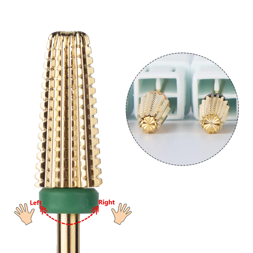 Top selling tungsten nail bit 6mm carbide burr milling cutter electric file bits