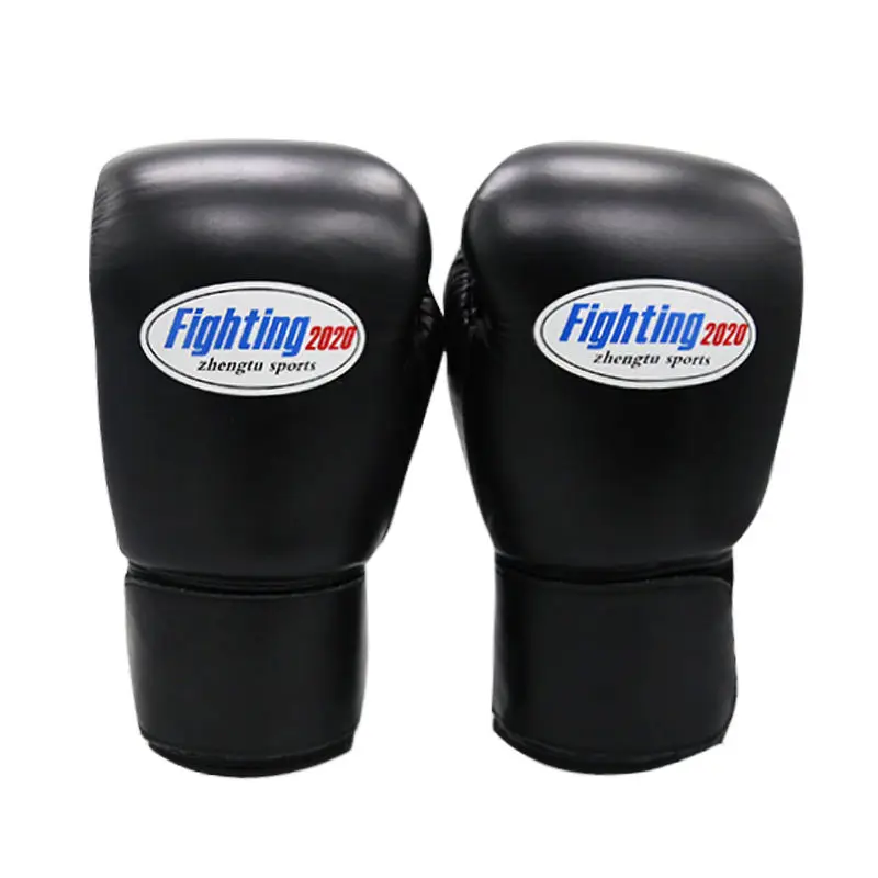 Customize Personalised Leather Boxing Gloves PU Cowhide Leather Boxing Gloves 14oz