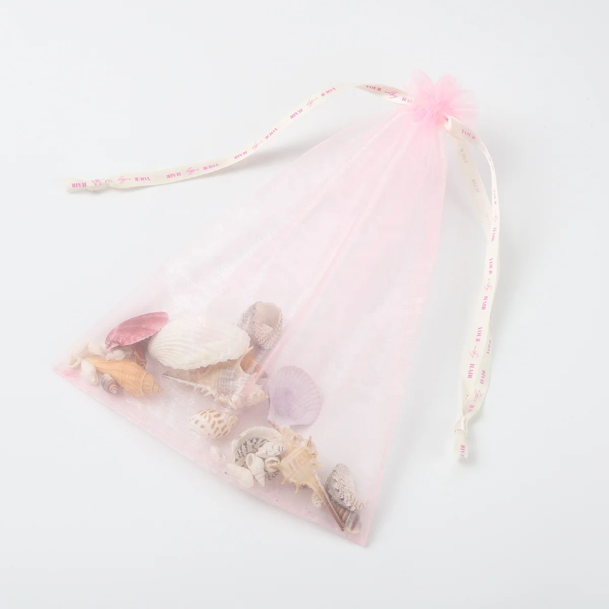 Luxury Christmas Drawstring Pouches Organza Candy Pouch Jewelry Drawstring Organza Gift Bag