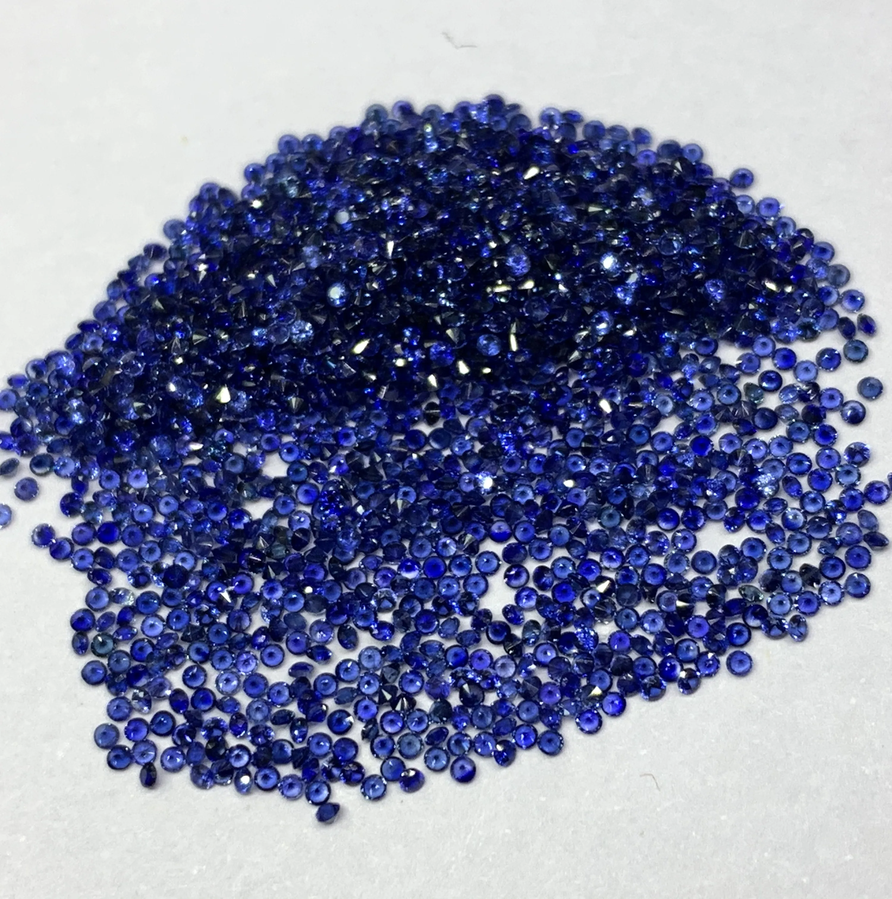 1.0mm natural blue sapphire stone precious stone melee blue gemstone top diamond sapphire blue price per carat