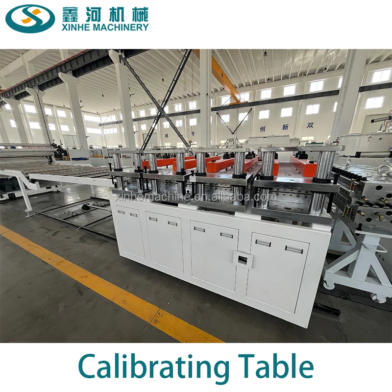Wood veneer furniture flat cabinet plate equipment Chevron panel advertising board PVC foam board extrusion production line