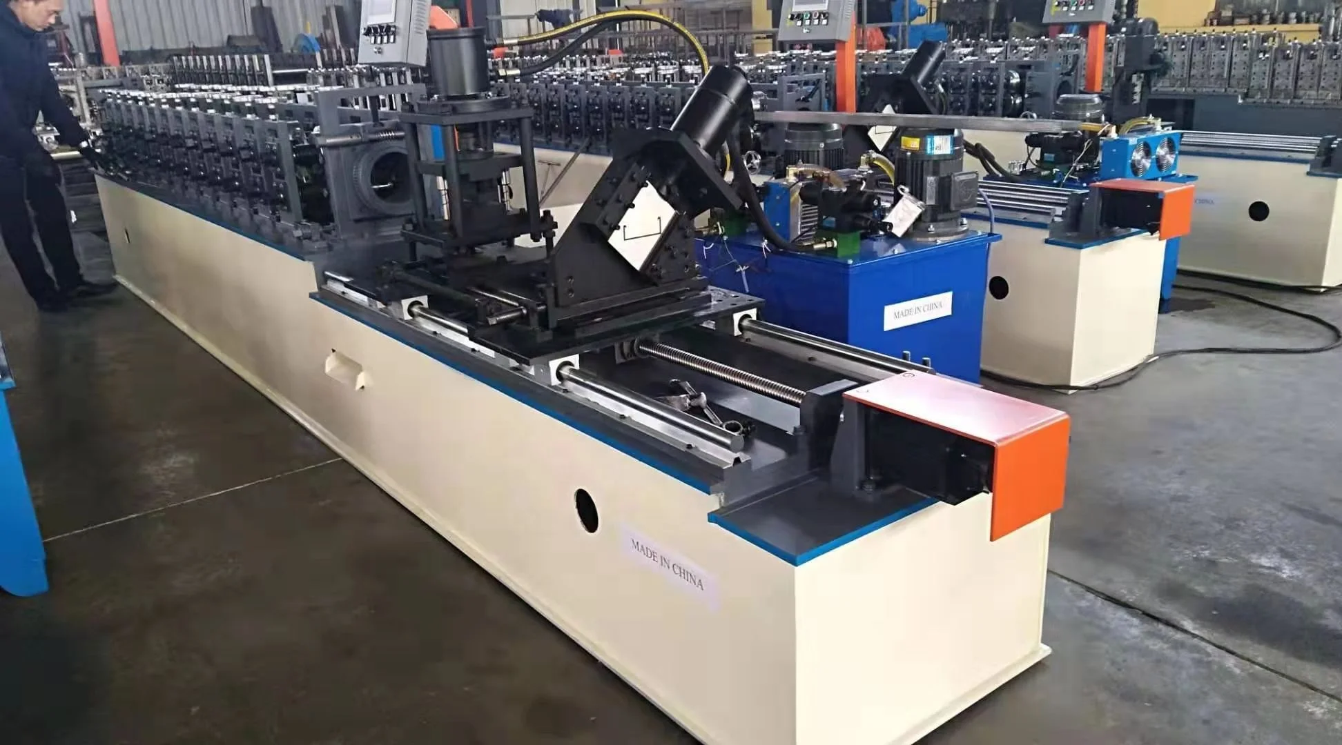High seed C/U/Omega steel channel/ truss/ stud making machine