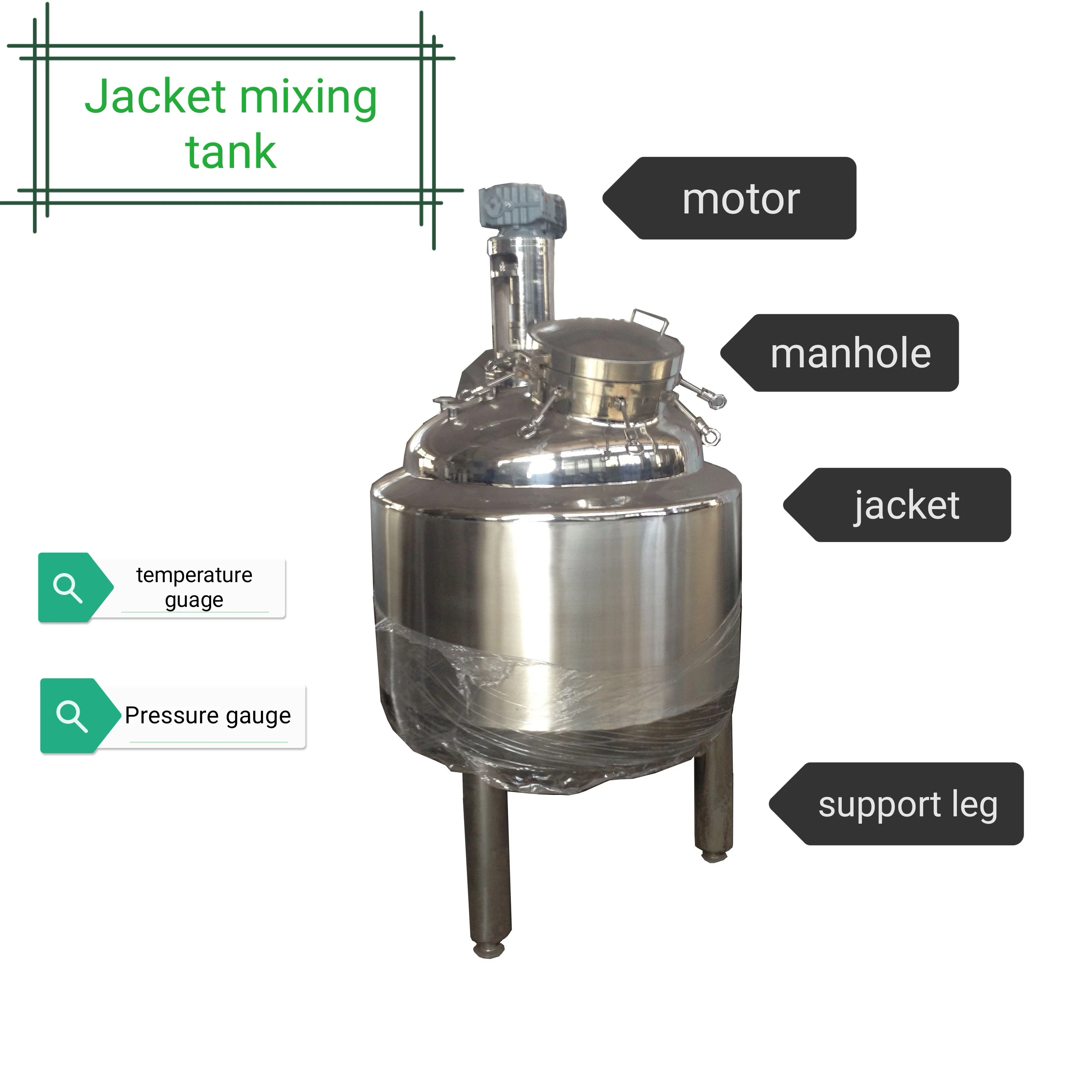 Multifunctional vacuum homogenizing mixer for wholesales