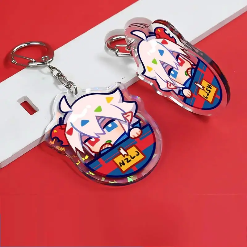 Anime peripheral Factory direct sales diy key chains Acrylic keychain customization
