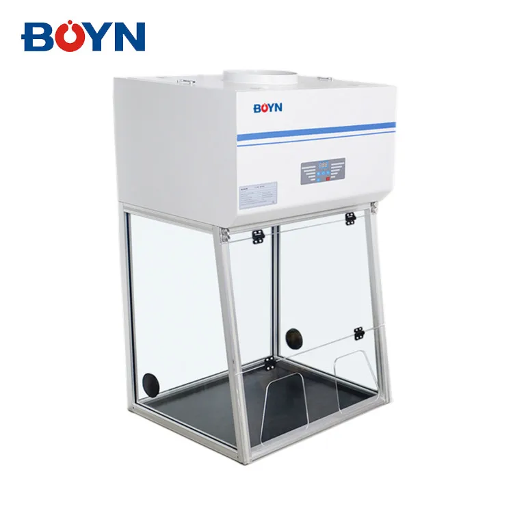 BFH-M700 Hot Sale LED Display equipment table Top Compounding Hood Vertical Laminar Flow Cabinet Ducted Fume Hood for Lab