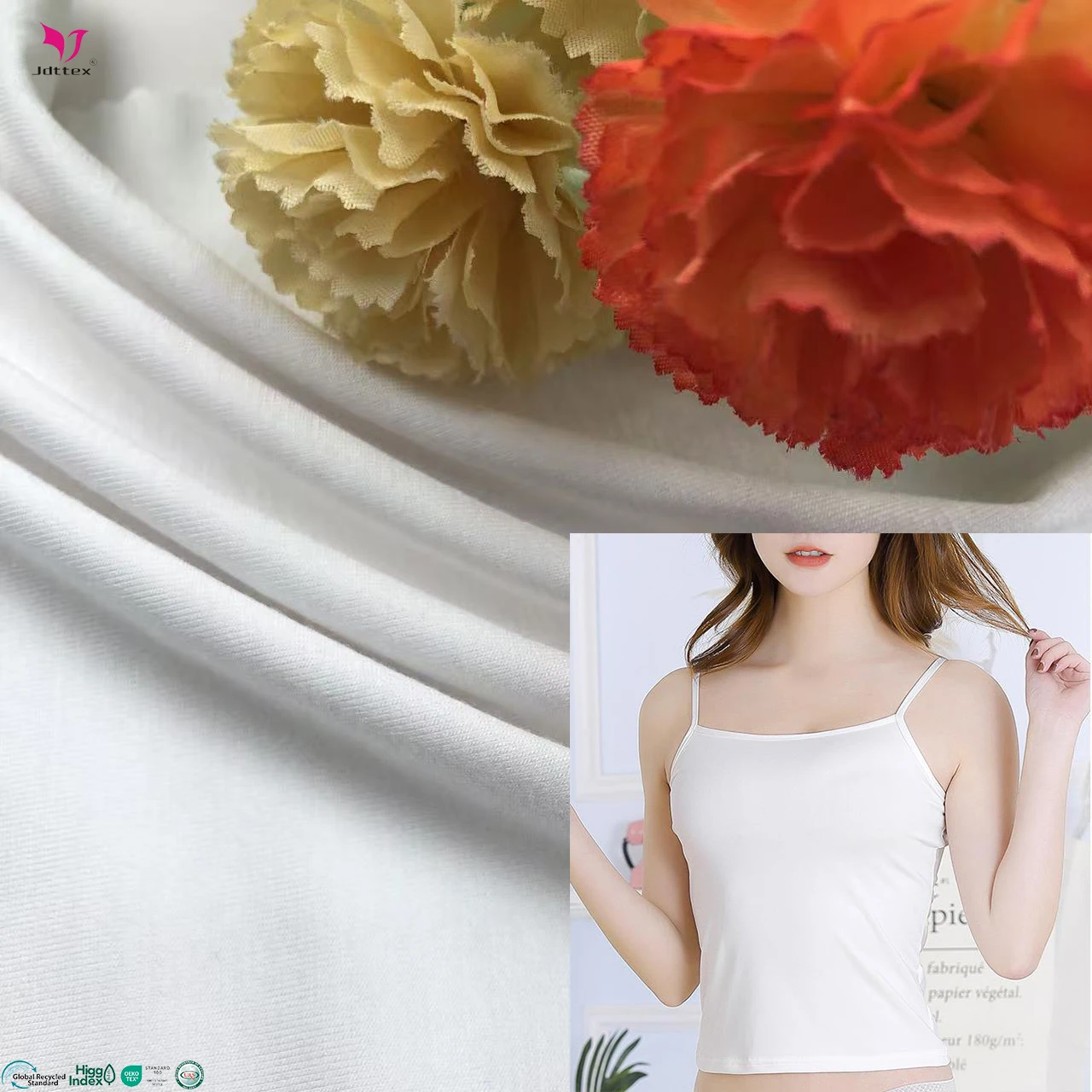 Custom bamboo fiber elastic bamboo90% spandex10% premium seamless underwear fabric